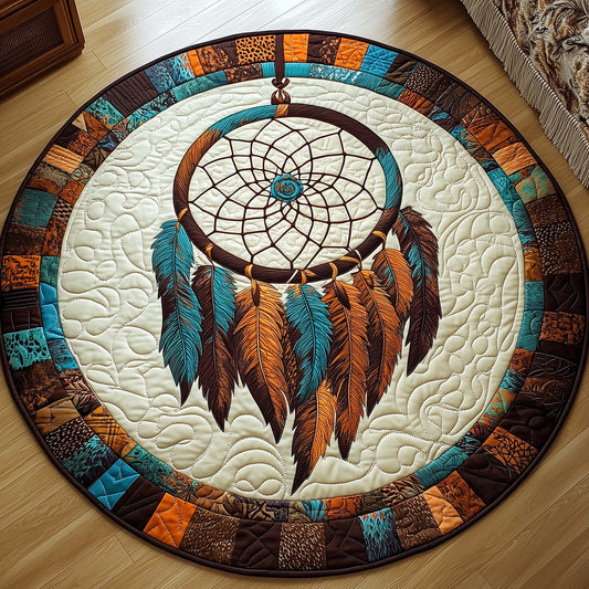 Native Warrior Spirit Quilted Round Mat GFTOTL5146