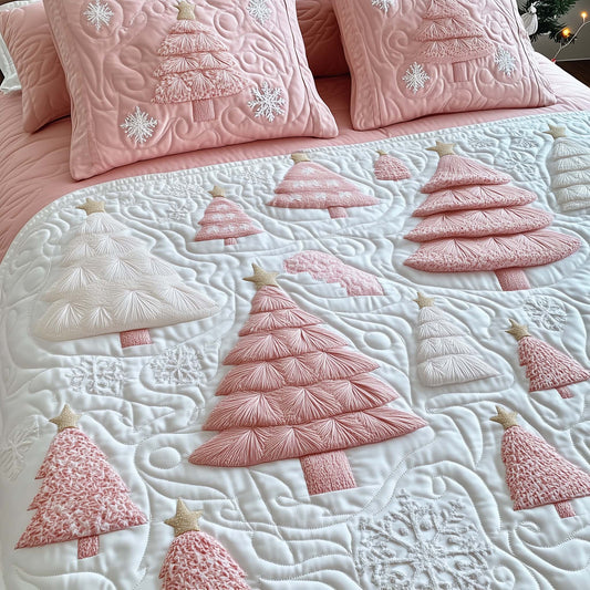 Christmas Vibe 3-Piece Quilted Bedding Set GFTOTL5168