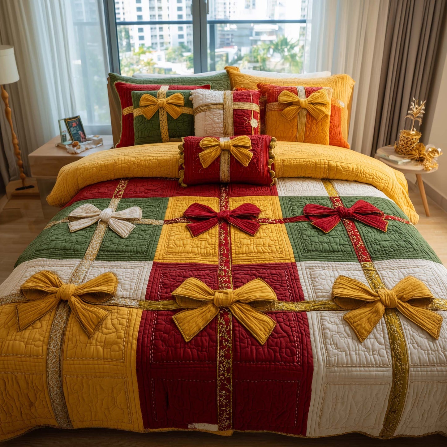 Patchwork Gifts 3-Piece Quilted Bedding Set GFTOTL5183