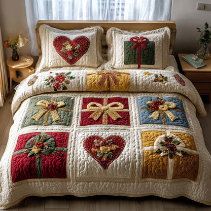 Patchwork Gifts 3-Piece Quilted Bedding Set GFTOTL5187