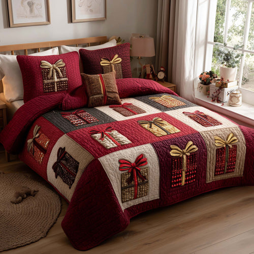 Patchwork Gifts 3-Piece Quilted Bedding Set GFTOTL5188