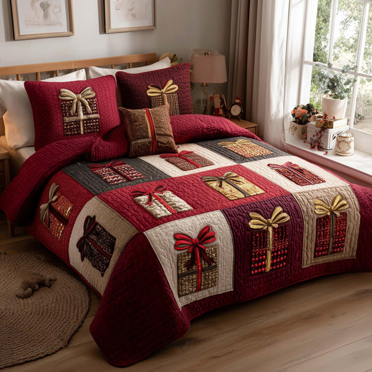 Patchwork Gifts 3-Piece Quilted Bedding Set GFTOTL5188