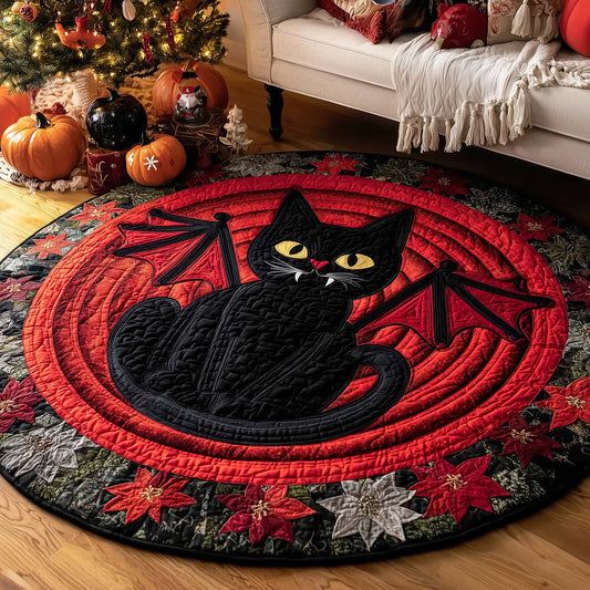 Dracucat Quilted Round Mat GFTOTL5224