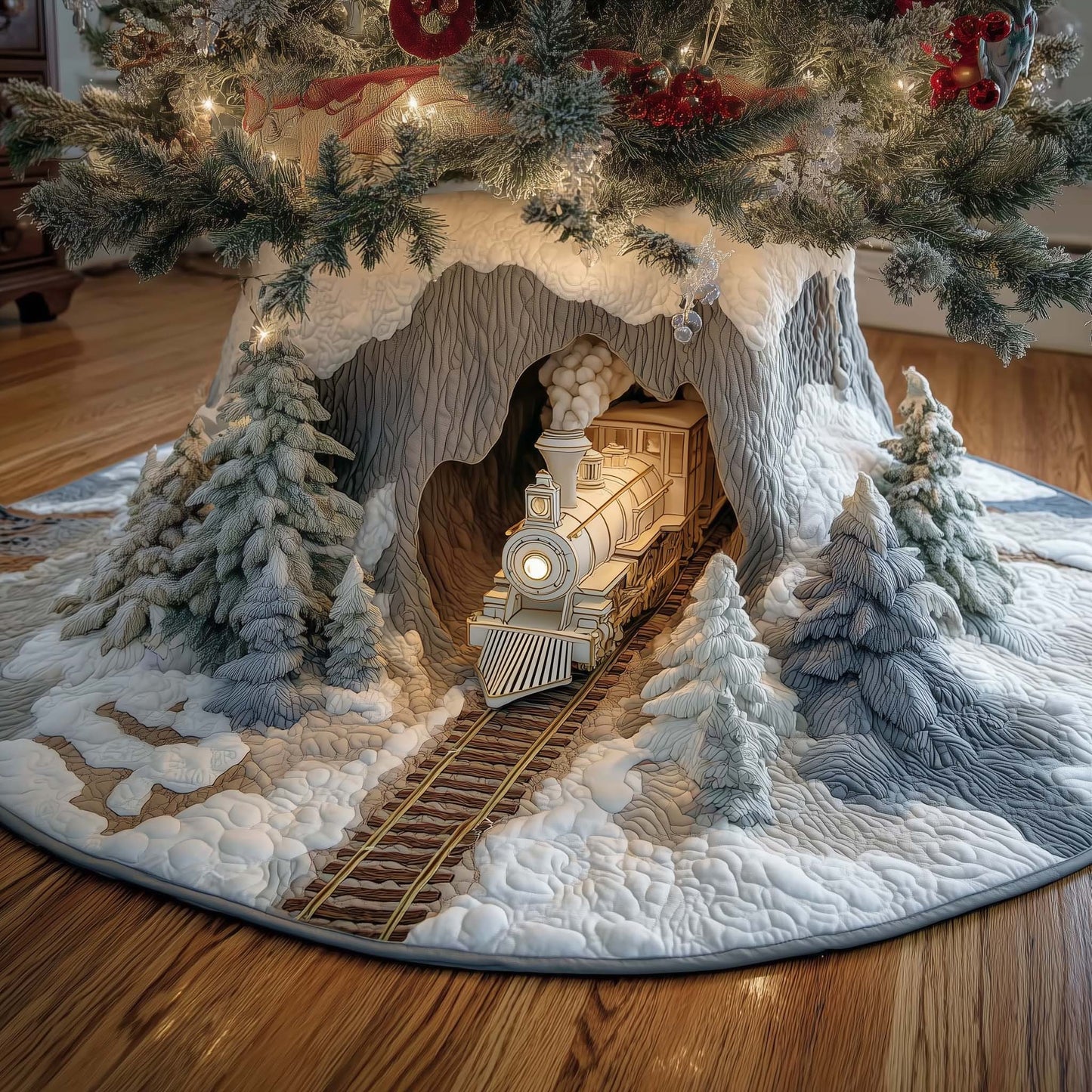 Winter Wonderland Quilted Tree Skirt GFTOTL5259