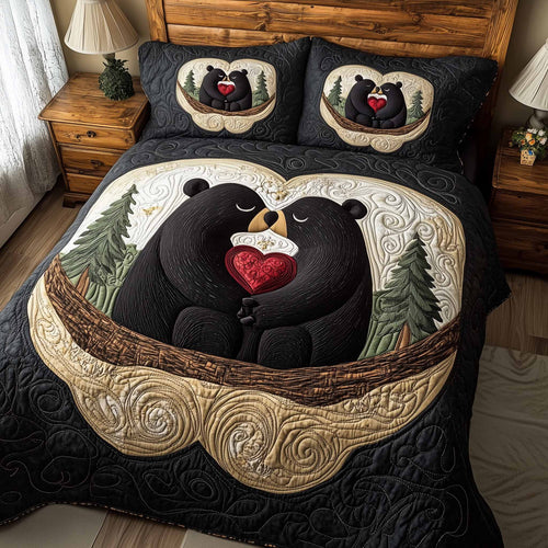 Mountain Love 3-Piece Quilted Bedding Set GFTOTL5311