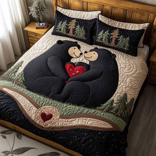 Mountain Love 3-Piece Quilted Bedding Set GFTOTL5312