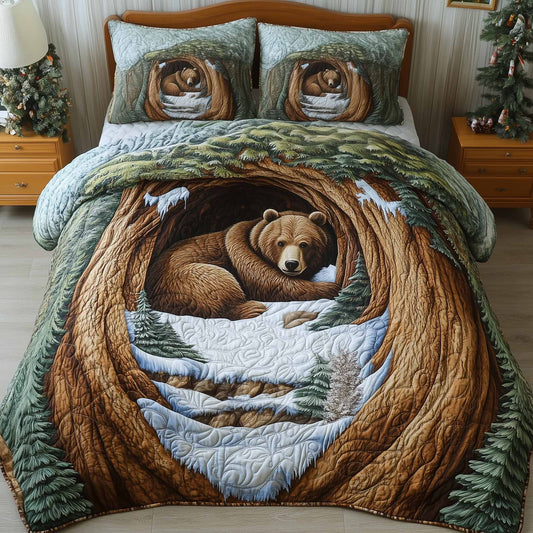 Mountain Love 3-Piece Quilted Bedding Set GFTOTL5313