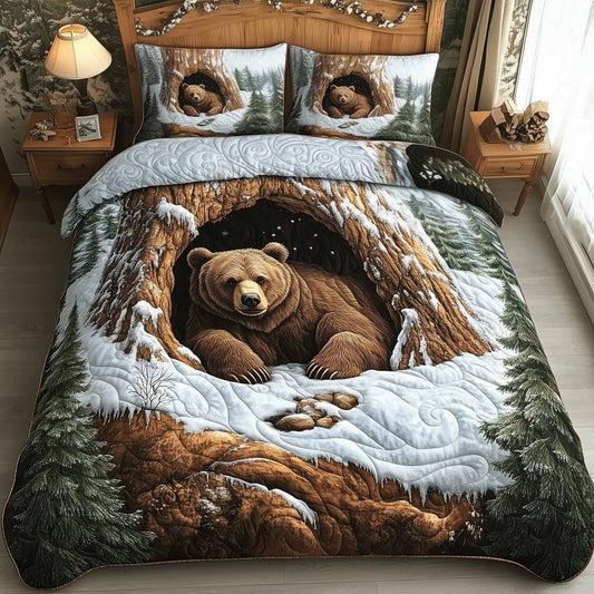 Mountain Love 3-Piece Quilted Bedding Set GFTOTL5314