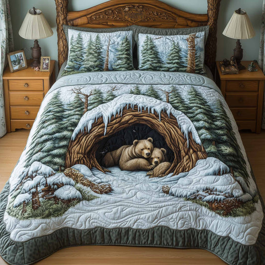 Mountain Love 3-Piece Quilted Bedding Set GFTOTL5316