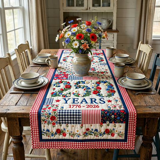 250th America Anniversary Quilted Table Runner GFTOTL5374