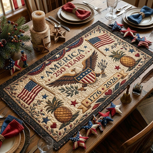 250th America Anniversary Quilted Table Runner GFTOTL5376