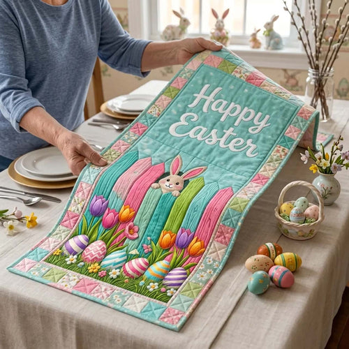 Happy Easter Quilted Table Runner GFTOTL5388