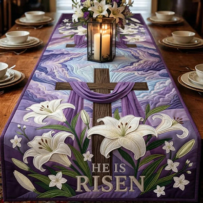 He Is Risen Quilted Table Runner GFTOTL5392