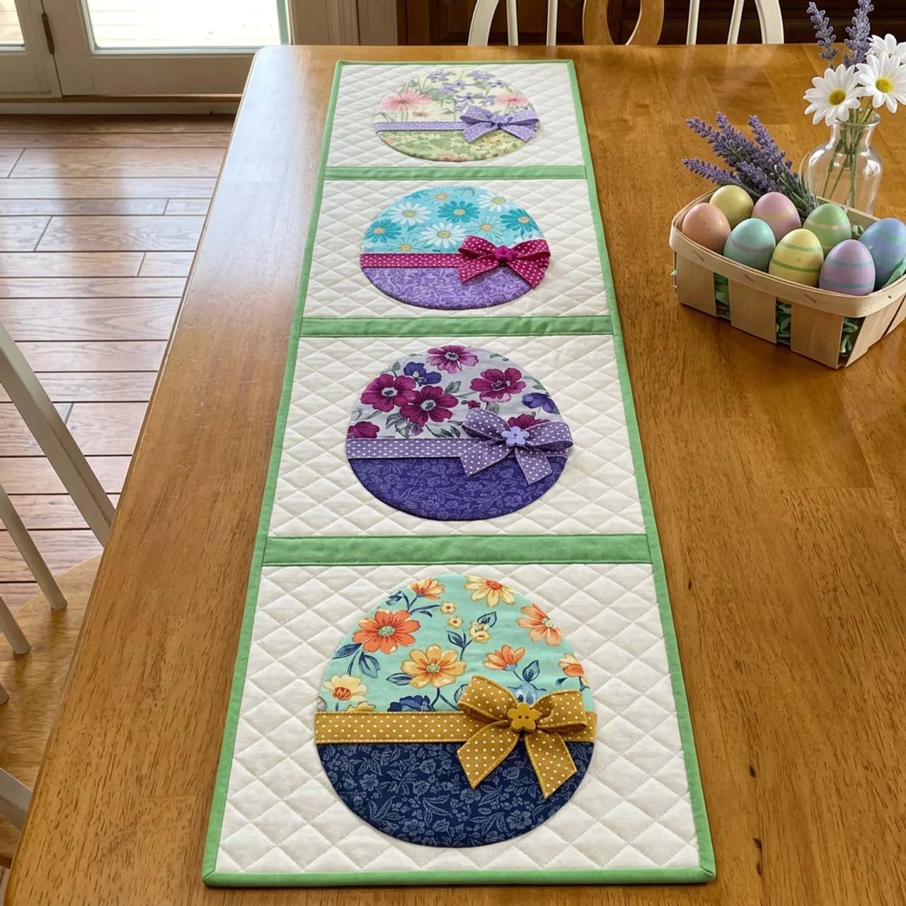 Blossom Eggs Quilted Table Runner GFTOTL5396