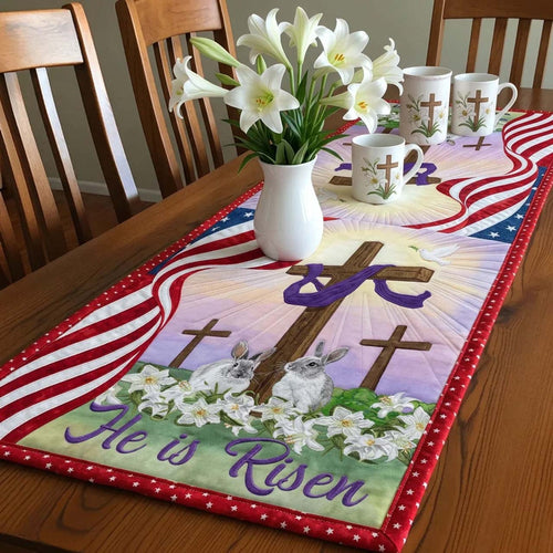 He Is Risen Quilted Table Runner GFTOTL5403