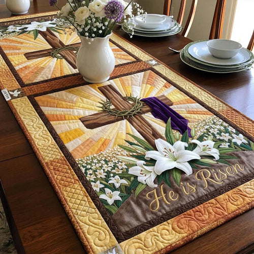 He Is Risen Quilted Table Runner GFTOTL5405