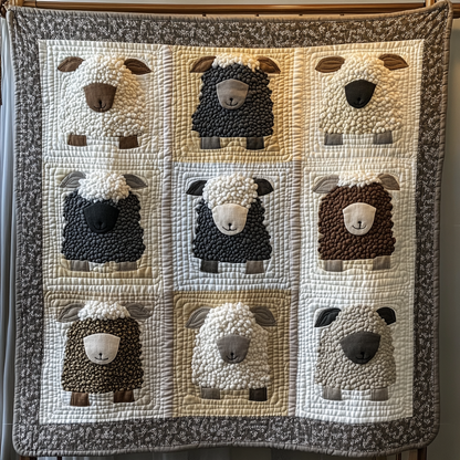 Rustic Sheep Quilted Blanket GFTOTL564