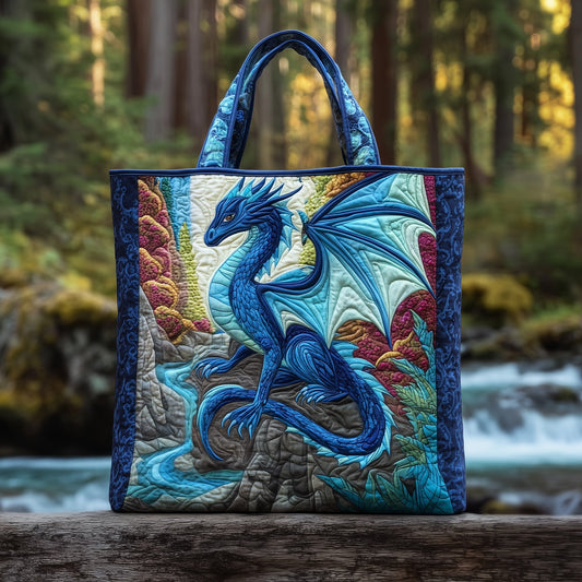 Majestic Dragon Quilted Tote Bag GFTOTP10029