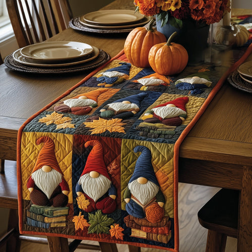 Autumn Gnome Quilted Table Runner GFTOTP10095