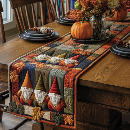 Autumn Gnome Quilted Table Runner GFTOTP10096