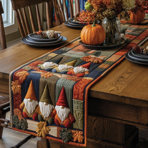 Autumn Gnome Quilted Table Runner GFTOTP10096