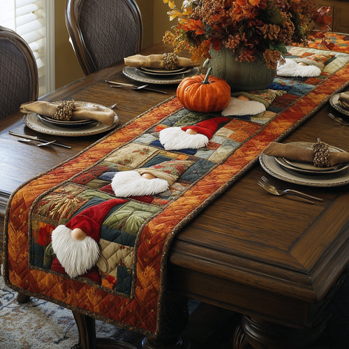 Autumn Gnome Quilted Table Runner GFTOTP10099