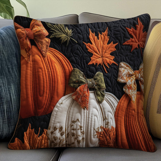 Rustic Pumpkin Charm Quilted Pillow Case GFTOTP10220