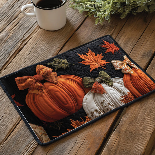 Rustic Pumpkin Charm Quilted Placemat GFTOTP10222