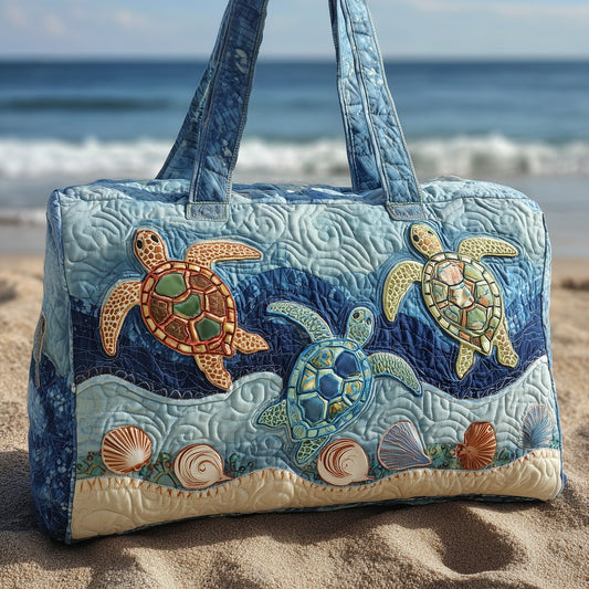 Sea Turtle Haven Quilted Duffle Bag GFTOTP10271