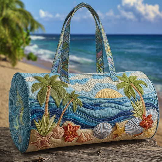 Tropical Beach Quilted Duffle Bag GFTOTP10318
