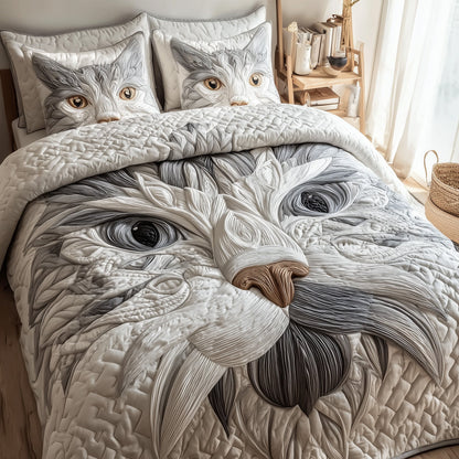 Catitude 3-Piece Quilted Bedding Set GFTOTP10336