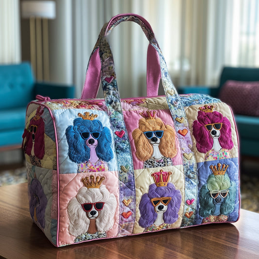 Poodle Quilted Duffle Bag GFTOTP10546