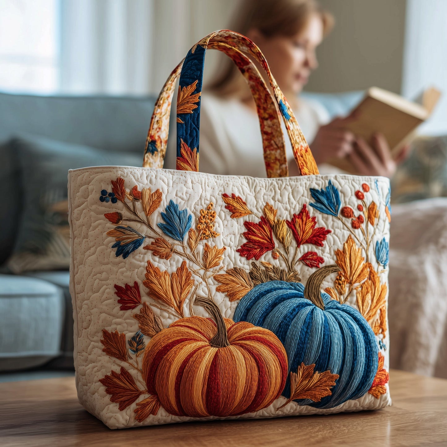 Autumn Glow  Quilted Tote Bag GFTOTP10591