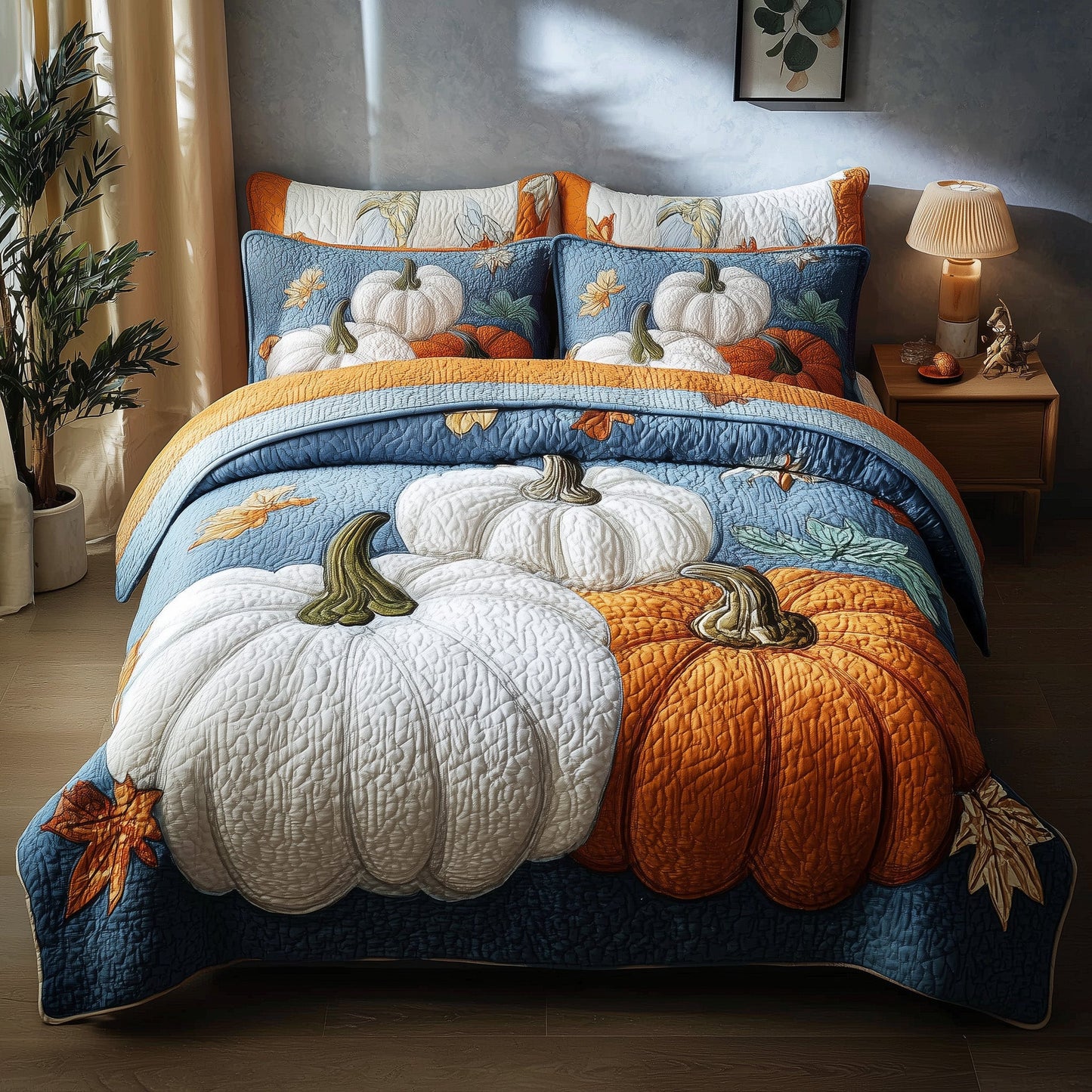 Autumn Breeze 3-Piece Quilted Bedding Set GFTOTP10603