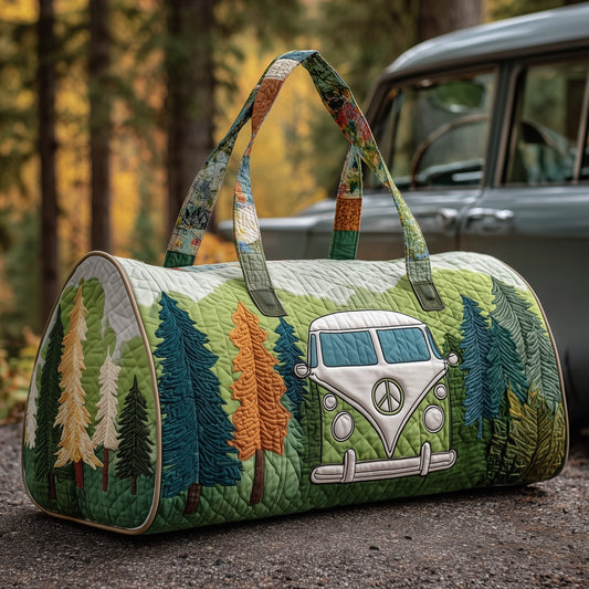 Hippie Van Quilted Duffle Bag GFTOTP10617