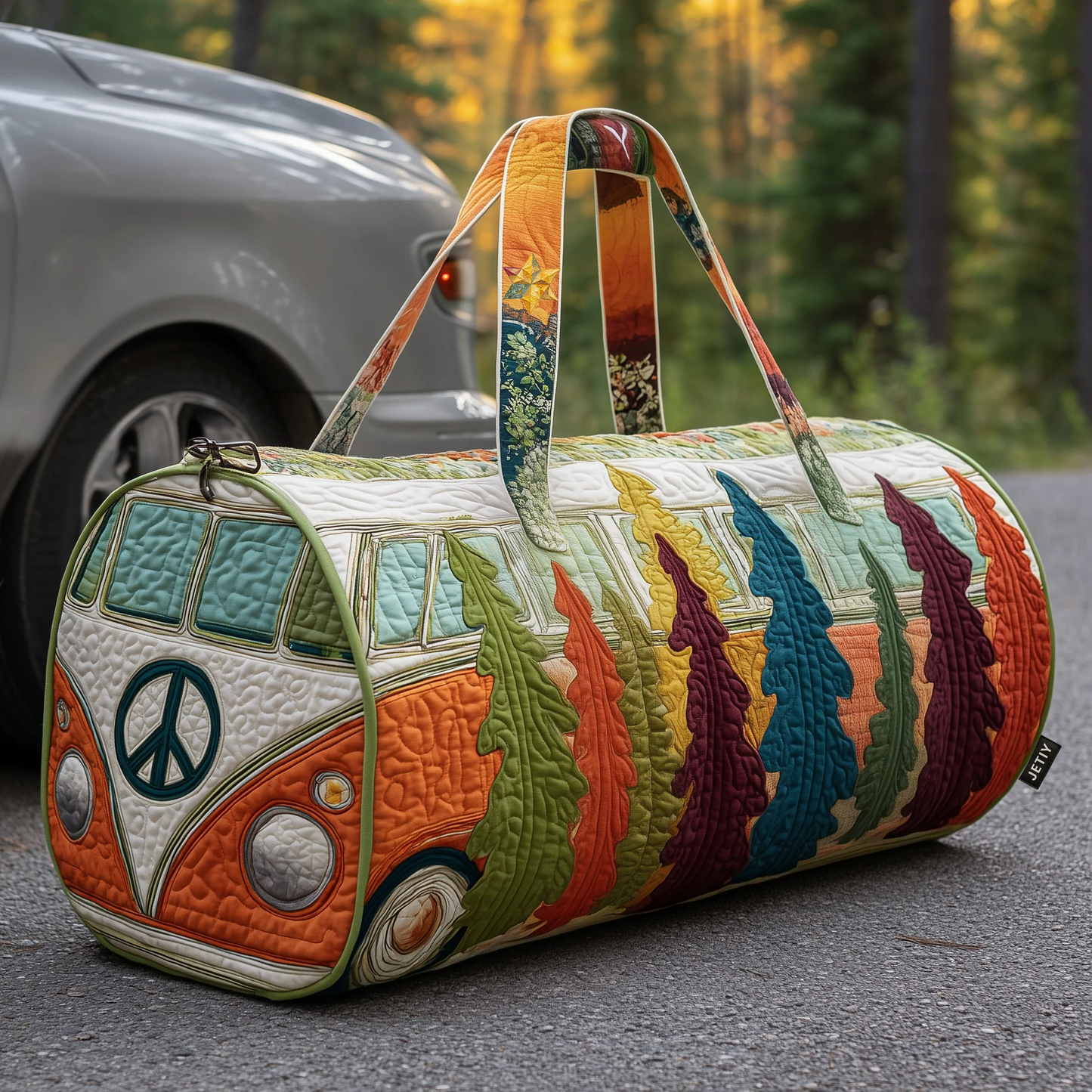 Hippie Van Quilted Duffle Bag GFTOTP10620