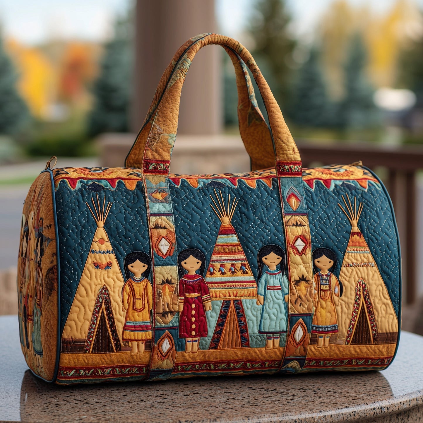 Tribal Spirit Quilted Duffle Bag GFTOTP10742