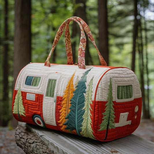 Camping Trailer Quilted Duffle Bag GFTOTP10809