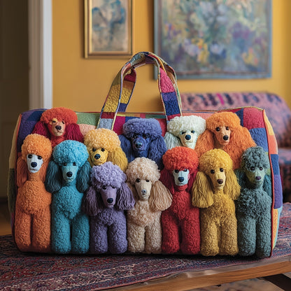 Poodle Quilted Duffle Bag GFTOTP10827