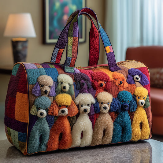 Poodle Quilted Duffle Bag GFTOTP10830