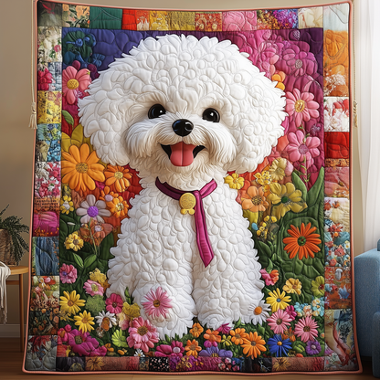 Bichon Frise Quilted Blanket GFTOTP1100