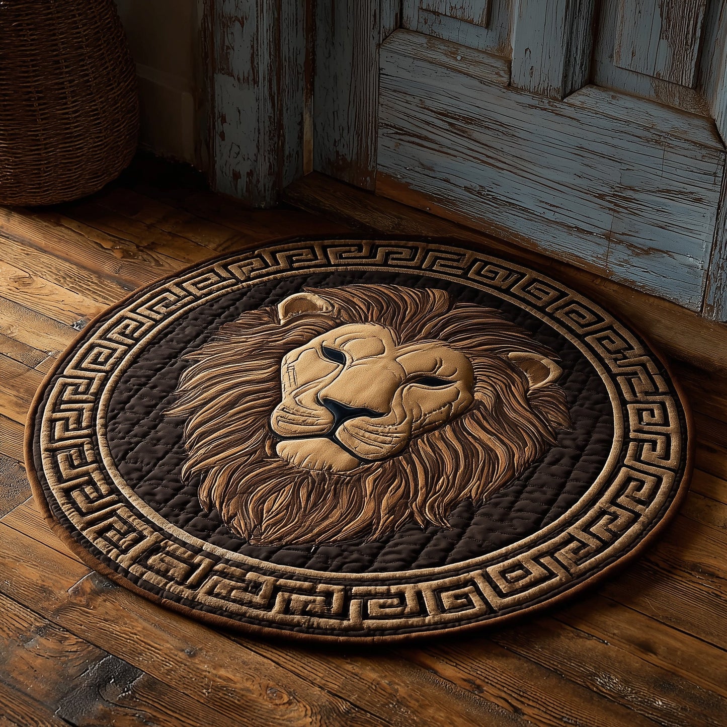 Greek Majesty Quilted Round Mat GFTOTP11014