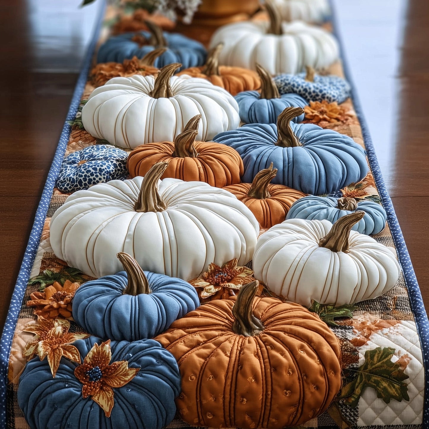 Crisp Autumn Patch Quilted Table Runner GFTOTP11040