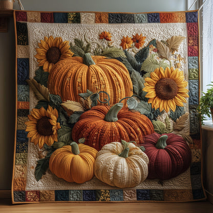 Pumpkin Patch Quilted Blanket GFTOTP11068