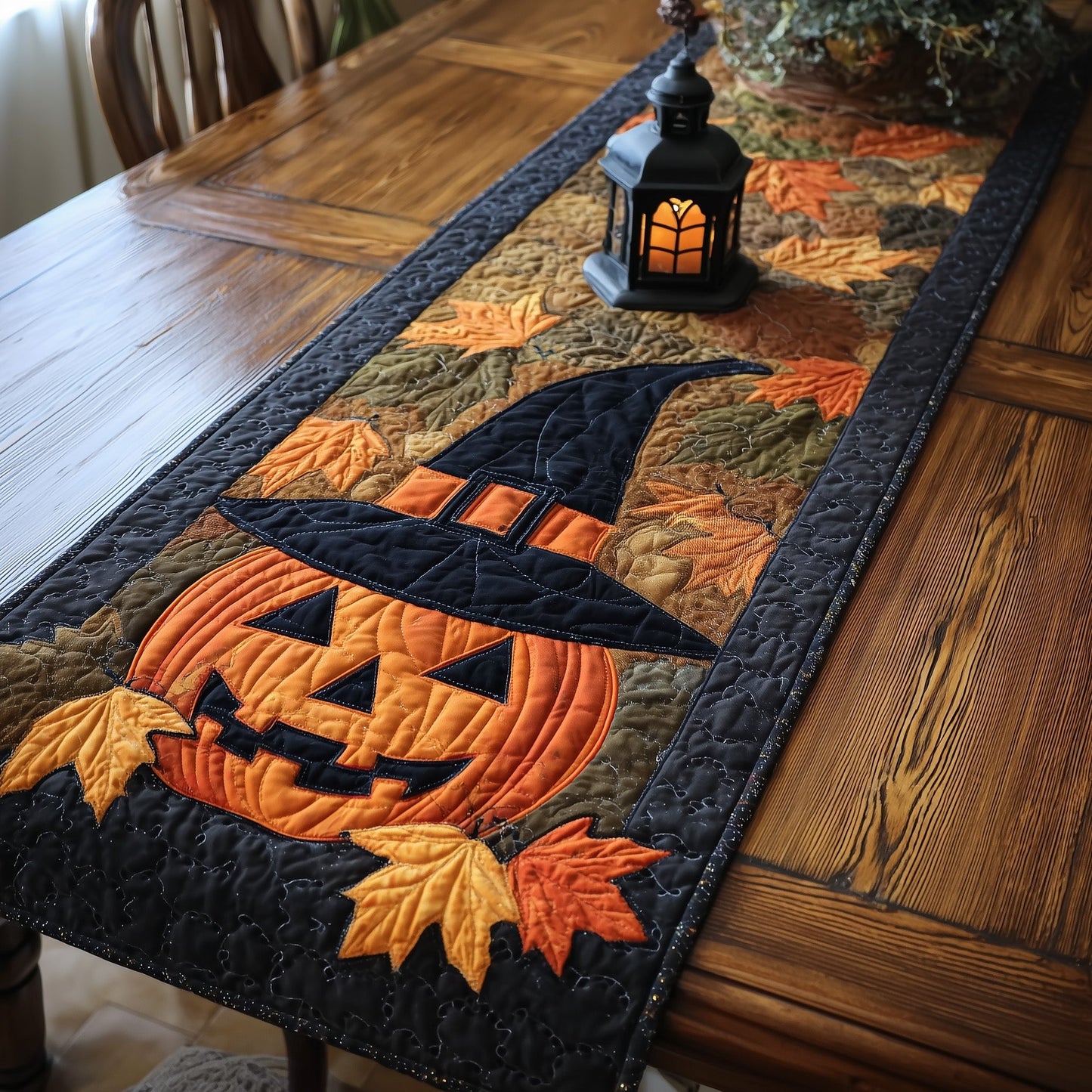 Pumpkin Nightfall Quilted Table Runner GFTOTP11105