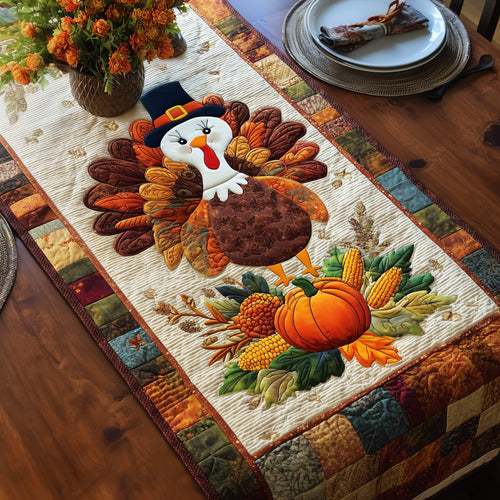 Autumn Turkey Quilted Table Runner GFTOTP11251