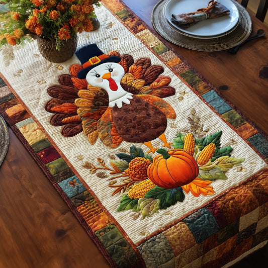 Autumn Turkey Quilted Table Runner GFTOTP11251
