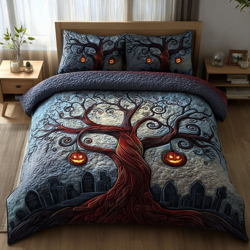 Midnight Manor 3-Piece Quilted Bedding Set GFTOTP11279