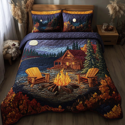 Autumn Harmony 3-Piece Quilted Bedding Set GFTOTP11395