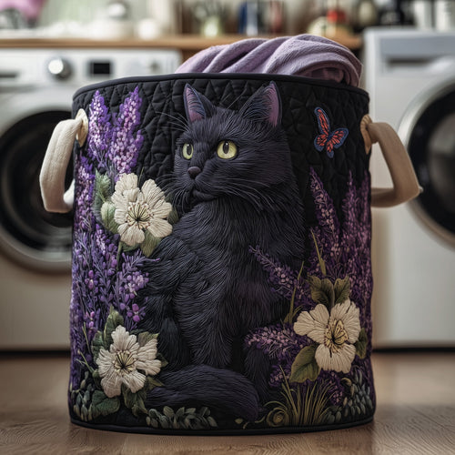 Petal Paws Quilted Laundry Basket GFTOTP11622